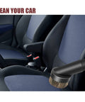 Soft Horse Hair Round Dust Brush 25mm Vacuum Attachment Replacement With One And A Quarter Inch To One And Three Eighths Inch Adapter cleaning car seat