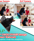 Dope 1080P USB2.0 Camera Module with 100 Degree Wide Angle No Distortion Lens for Computer and Laptop 2MP Embedded Webcam Board UVC