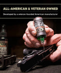 Applying All In One Gun Cleaning Oil CLP For Firearms Clean Lubricate And Protect In One Step Removes Fouling Carbon Lead And Oil