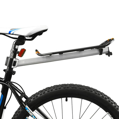 Seatpost Mounted Rear Bike Rack with Quick Release on 26 Inch Frame, Lightweight Anodized Aluminum Cargo Carrier