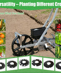 Earth-Way 1001-B Compatible Seed Plate Replacement for precision seeding multi crop plate featuring various crop plates and seeder.