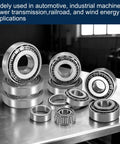 Beefed Up Heavy Duty Tapered Roller Bearing Cone And Cup Set, 20mm Bore, 37mm Outer Diameter, 12mm Thick, Chrome Steel, ABEC-3 Precision for industrial use