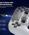 Pro Wireless Controller For PS5 And PC With Turbo Macro Back Buttons Dual Vibration Motion Control USB C Charging
