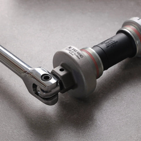12 Notch 46mm External Threaded Bottom Bracket Install And Remover Tool for SRAM Dub with half inch drive, 68/73mm shells.