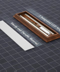2-Foot LED Light Fixture With Wood Look Wraparound Dimmable 3000K 4000K 5000K Color Temperature 30W 3300LM Flush Mount Ceiling Light