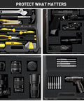 Dual Thickness Foam Insert Kit For Tool Drawers And Game Cases And Collectible Displays, 4 Piece Set in tool and camera cases