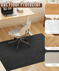 Anti Slip Office Chair Mat For Hardwood And Tile Floors 36 By 48 Inch Heavy Duty Desk Floor Protector under chair
