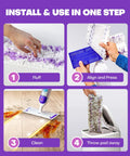 Power Mop Refills With 500 Plus Strips For Deep Clean Across Hardwood Tile And More, 30 Count Disposable Mop Pads To Replace Your Mop Fast, Grabs Dust Hair And Grime Like A Magnet For Quick Floor Cleaning. install and use guide