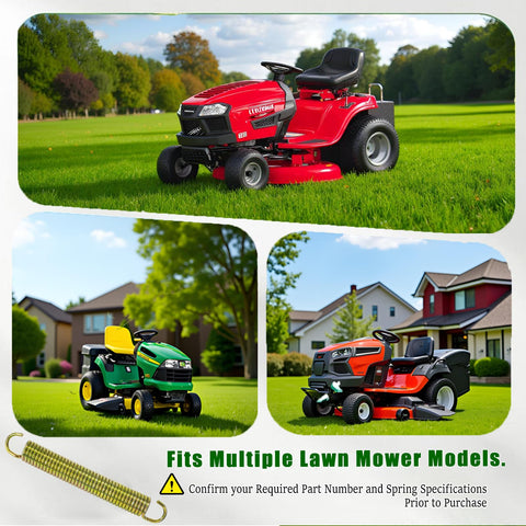 Extension Spring With Hook Ends For Lawn Tractors That Fits 732-04746 And Other Heavy Duty Models From MTD Troy-Bilt Cub Cadet Craftsman Bolens Remington Ryobi Yardman Yard Machine And Mower Brake Return System
