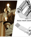 Sleek Concealed Spring Clamps For Recessed Trim Kits With Robust Iron Build For Reliable Lighting Support And Hidden Elegant Design In Bulk Pack of 10, iron spring clip close-up