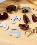 Drawer Slide Repair Kit With Rollers And Installation Accessories For Kitchen Cabinets And Furniture Drawers Easy Install Replacement Parts No Fuss Track Guide Hardware For Quick Home Repairs on wooden surface