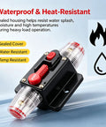 100 Amp Manual Reset Dc Circuit Breaker Built Tough For 12V To 48V Systems, waterproof and heat-resistant design for reliable use.