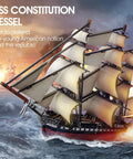 USS Constitution 3D Ship Puzzle For Adults And Teens Realistic Sailing Boat Model Kit 193 Pieces No Scissors No Glue Required Easy To Build Yet Challenging Collectible Display Piece For Home Or Office