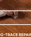 No Squeak Floor Repair Kit For Hardwood, Carpet, Vinyl And Linoleum used on wooden floor with clean finish
