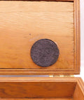 Heavy Duty Wooden Storage Container For Tooling Gauges And Hardware Featuring A Badass Craftsmanship Job showing interior latch detail and felt cushioning.