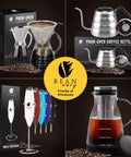 Versatile Handheld Milk Frother With Stand For Lattes Cappuccinos And Hot Chocolate Quick Foaming Wand For Frothing Matcha Beverages
