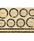 Bead Boards For Jewelry Making And Bracelets Bamboo Beading Board with eight grooves and two long slots for 5 to 8 inch projects