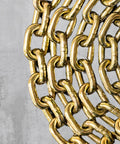 3/8 Inch Grade 70 Transport Binder Chain 10 Ft With 6,600 Lbs WLL Zinc Plated Steel Clevis Grab Hooks Tie Down And Tow Ready Heavy Duty Pack