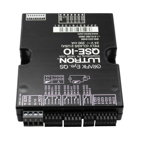 Grafik Eye QS Lighting Control Interface Module For Plug And Play Third Party Gear, seamless integration, black device