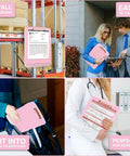 High Capacity Clipboards With Storage For 8.5x11 Papers Plastic Clipboard With Durable Metal Clip And Built In Pen Holder