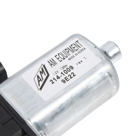 RV Slide Out Step Motor Replacement Kit For Straight Shooter Performance And No Sweat Installation In Heavy Duty Matte Black Housing, 12V DC motor.