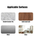 Surfaces for Self Adhesive Toilet Paper Holder Chrome Finish Stainless Steel SUS 304, including tile, wood, metal, glass