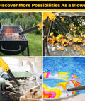 Electric Diatomaceous Earth Duster Compatible With DeWalt 20V Batteries 1L Garden Dust Applicator Versatile Leaf Blower blowing leaves and debris