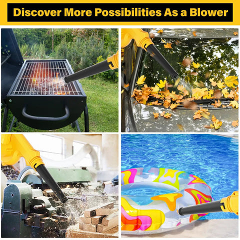 Electric Diatomaceous Earth Duster Compatible With DeWalt 20V Batteries 1L Garden Dust Applicator Versatile Leaf Blower blowing leaves and debris