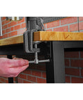 Portable Clamp-On Third Hand Vise With One And A Half Inch And Two And A Half Inch Jaws That Rotates And Swivels For Jewelry Making