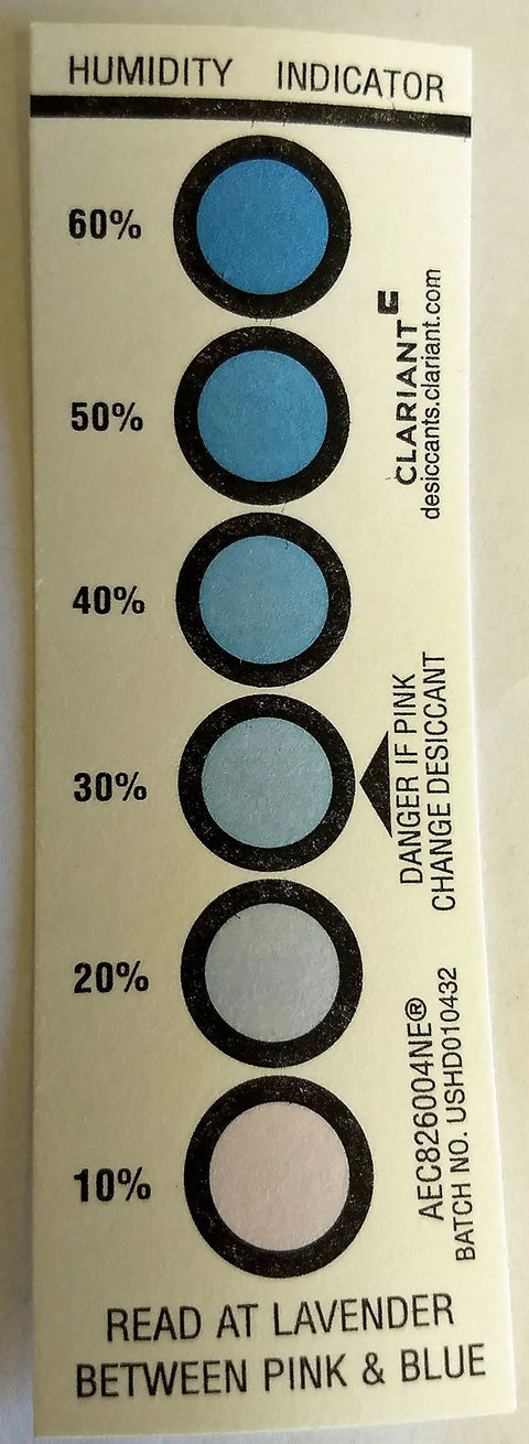 Reusable Humidity Indicator Cards Twenty Pack - Track Moisture Levels Straight Up - Keep Your Stash Fresh And Protected - Heavy Duty Storage Monitor For Daily Use