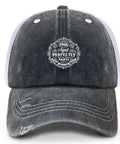 All Day Comfort Unisex Adjustable Trucker Cap With Breathable Mesh, Dope For Beach And Water Days, detailed front view