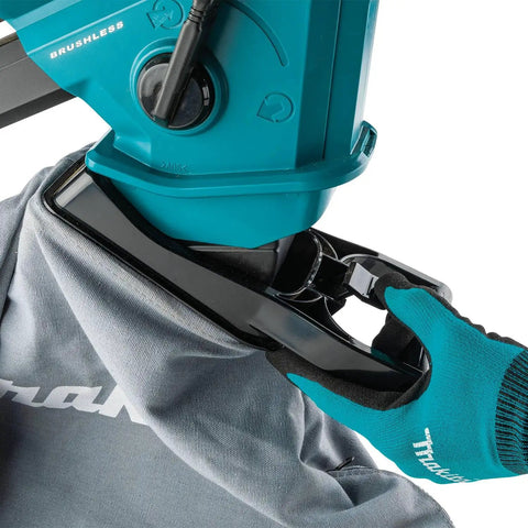Attaching collection bag to 3-In-1 Cordless Leaf Blower Vacuum Mulcher, 18V LXT Brushless Tool Only