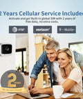 4G Cellular Temperature And Humidity Monitor For RVs And Homes With Preinstalled Global SIM No WiFi Needed Real Time Climate Tracking For Pets And Home Safety Off The Grid on wall