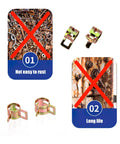 150 Pcs Spring Hose Clamps Kit For Fuel Line And Vacuum Hose Includes rustproof clamps against rusted examples, highlighting durability.