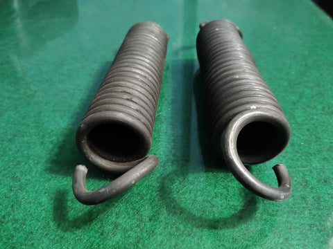 Pro Grade Heavy Duty Extension Springs Eleven Inch Hook To Hook By 1.94 Inch Outside Diameter 0.331 Chrome Silicone Steel built tough for garage doors.