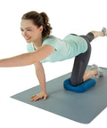 Teeter Core Restore Inflatable Lumbar Support Cushion For Back Pain Relief And Posture Correction during core training exercise.