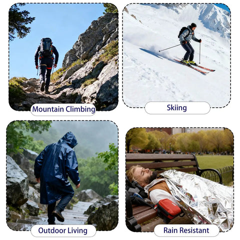 Bulk Pack Emergency Thermal Foil Blankets Keep You Toasty When The Cold Hits Hard Heavy Duty Survival Space Wrappers Total Fire For Camping Hiking First Aid Kits And Weekend Adventures