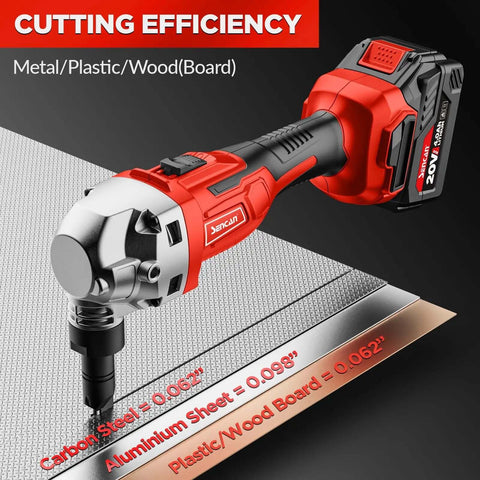 Cordless Beast Metal Nibbler 16 Gauge Cutter With 1900 RPM Brushless Motor for cutting various materials