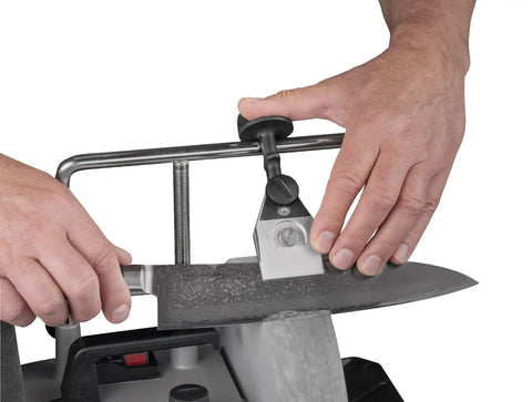 Centering Knife Jig For Precision Sharpening On Your Knife System Lets You Center Blades Fast And Add Tall Knife Stop And Shape A Subtle Convex Edge Between Stops For Balanced Smooth Pro Grade Bevels