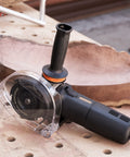 Industrial Woodcarver Carbide Wood Carving Disc For Angle Grinder 100 Millimeter Pro Grade Beast in use on table