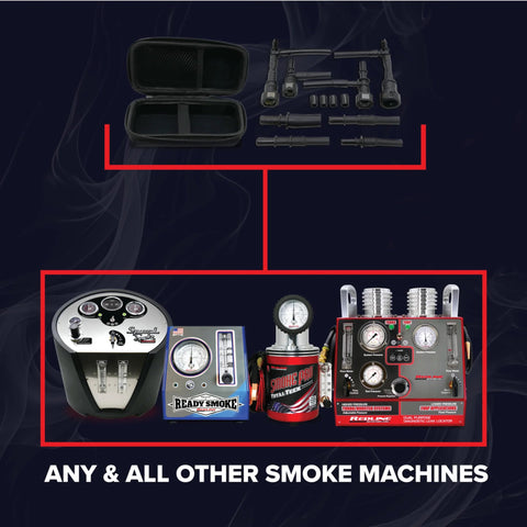 Redline Detection EasyConnect 96-0190 universal EVAP leak-detection kit with carrying case and adapters