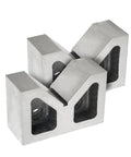 Heavy Duty Cast Iron V Block Set 4 x 2-1/4 x 2-5/8 Inches, Machined Square And Parallel, High Quality Workholding In Pairs For Large Jobs, Built Tough For Milling, Drilling And Fabrication.