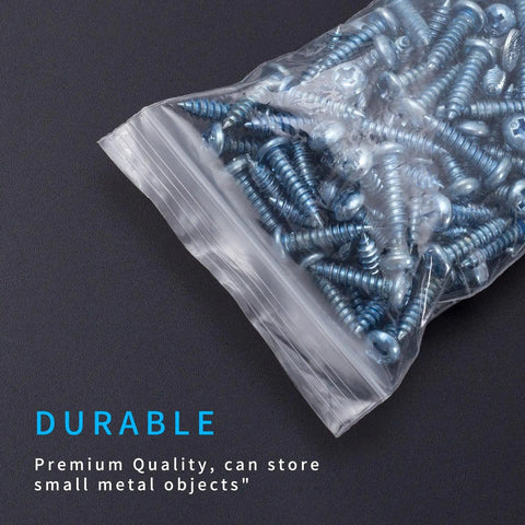 Clear Zip Bags 4 By 6 Inch Pack Of 200 Reclosable Plastic Bags 2 Mil Thick Food Grade Safe Mini Baggies For Pills Beads Screws Jewelry