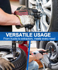 Beefy 30mm 12 Point Impact Socket for One Half Inch Drive Deep Well Axle Nut and Hub Lock Nut Removal used on car wheels