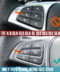 Mercedes-Benz Steering Wheel Button Cover Replacement For C Class W205 2016-2018 And GLC X253 2016-2019 compatibility guide