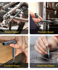 42 In 1 Magnetic Screwdriver Set With Ratcheting Handle And 40 Plus Bits In A Portable Storage Case Ideal For Computers Eyeglasses Bicycles Watches Ring Doorbells Furniture And DIY Projects For Techies And DIYers used in repairs.