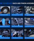 Steps to replace Power Steering Rack And Pinion For Honda CR-V 2007-2011 And Acura RDX 2007-2012 Replacement OE Spec ISO Quality
