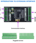 ZK-SMC05 Servo And Stepper Motor Drive Controller With Built-In MOSBUS Protocol, Industrial CNC Automation Ready Single-Axis Motion Controller With 20 Modes Including Inching, Knob Following, Fixed Distance, Timing Cycle, And Limit Reciprocating with labeled terminals