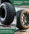 Low Speed Air Tire Buffer Kit With Tungsten Carbide Heads 42 Mm And 55 Mm for tire polishing and patch work