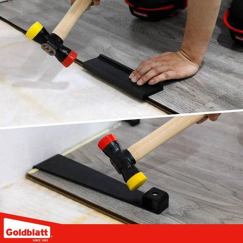 All In One Laminate Flooring Tools Kit With Heavy Duty Mallet Reinforced Double Faced Hammer Pro Grade Pull Bar Tapping Block